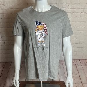 Polo Ralph Lauren Polo Bear Size Large Short Sleeve Shirt Preowned